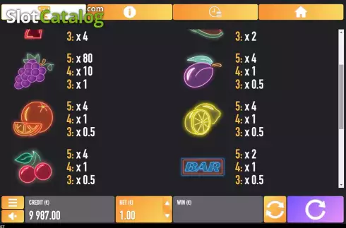 Οθόνη6. 243 Space Fruits Κουλοχέρης