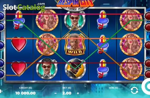 Οθόνη2. Respin City: Sticky Joe Κουλοχέρης