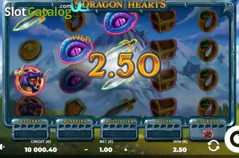 Οθόνη4. 5 Dragon Hearts Κουλοχέρης