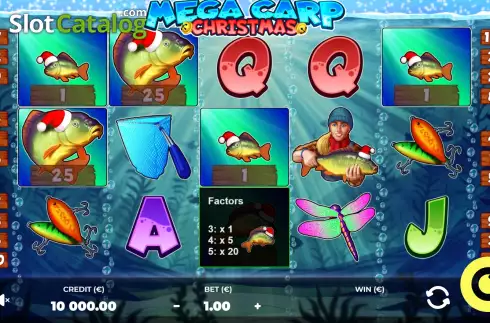 Οθόνη2. Mega Carp Christmas Κουλοχέρης
