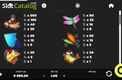 Οθόνη5. Mega Carp Christmas Κουλοχέρης