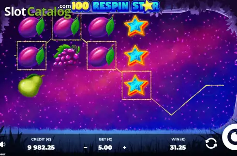 Οθόνη3. 100 Respin Star Κουλοχέρης
