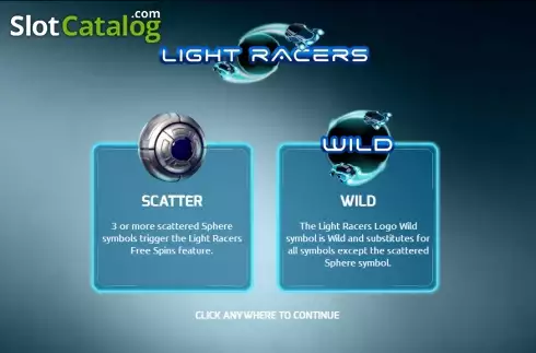 Οθόνη 1. Light Racers Κουλοχέρης 