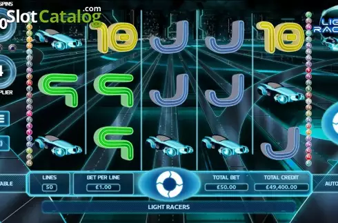 Οθόνη 2. Light Racers Κουλοχέρης 
