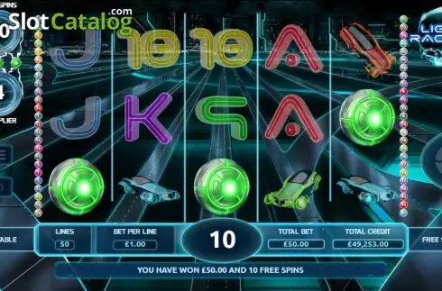 Οθόνη 4. Light Racers Κουλοχέρης 