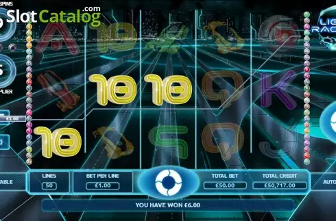 Οθόνη 6. Light Racers Κουλοχέρης 