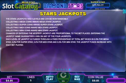 Οθόνη7. Diamond Stars Κουλοχέρης