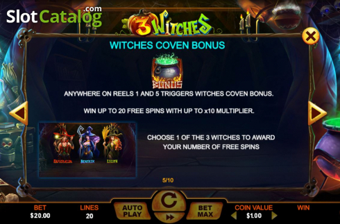 Οθόνη8. 3 Witches (The Stars Group) Κουλοχέρης