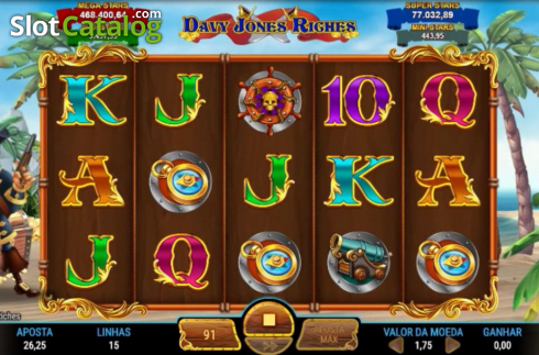 Οθόνη2. Davy Jones Riches Κουλοχέρης 