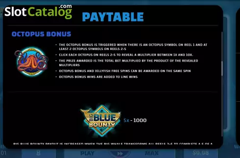Οθόνη6. Big Blue Bounty Κουλοχέρης