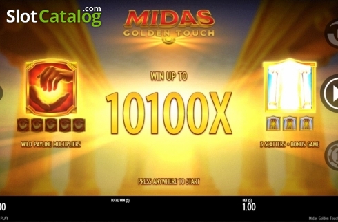 Οθόνη2. Midas Golden Touch Κουλοχέρης 