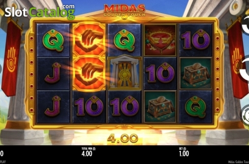 Οθόνη5. Midas Golden Touch Κουλοχέρης 