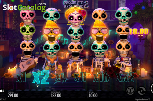 Οθόνη3. Esqueleto Explosivo 2 Κουλοχέρης