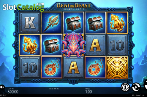 Οθόνη2. Beat the Beast Krakens Lair Κουλοχέρης 