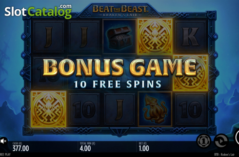 Οθόνη5. Beat the Beast Krakens Lair Κουλοχέρης 