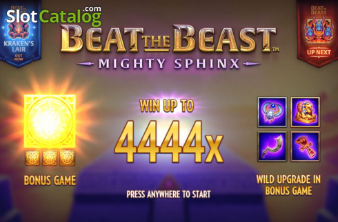 Οθόνη2. Beat the Beast Mighty Sphinx Κουλοχέρης