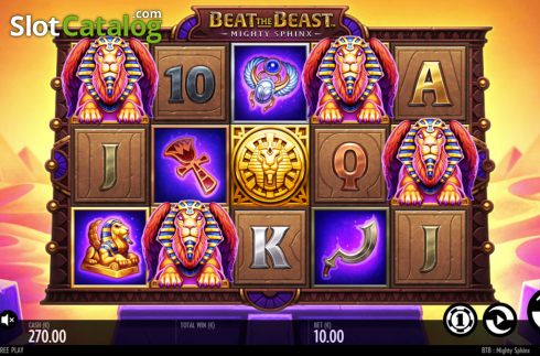 Οθόνη4. Beat the Beast Mighty Sphinx Κουλοχέρης