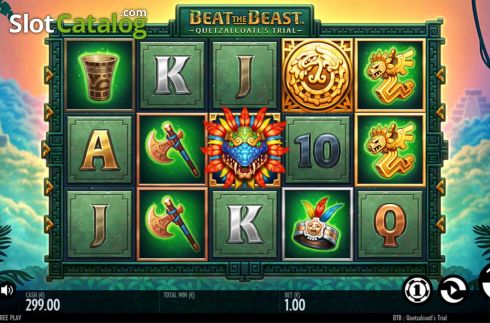 Οθόνη2. Beat the Beast Quetzalcoatls Trial Κουλοχέρης