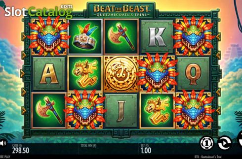 Οθόνη3. Beat the Beast Quetzalcoatls Trial Κουλοχέρης