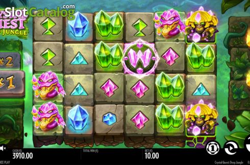 Οθόνη3. Crystal Quest: Deep Jungle Κουλοχέρης