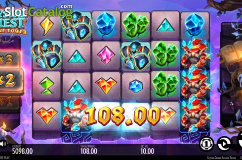 Οθόνη3. Crystal Quest: Arcane Tower Κουλοχέρης