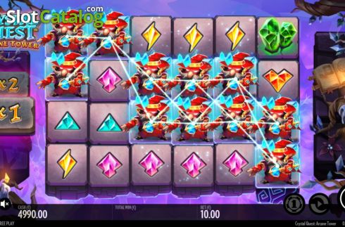Οθόνη5. Crystal Quest: Arcane Tower Κουλοχέρης