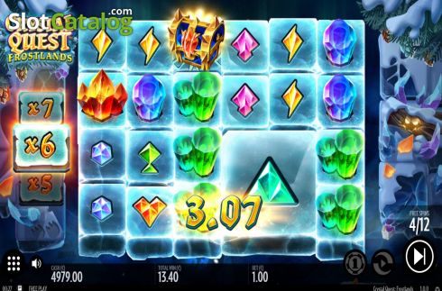Οθόνη8. Crystal Quest Frostlands Κουλοχέρης