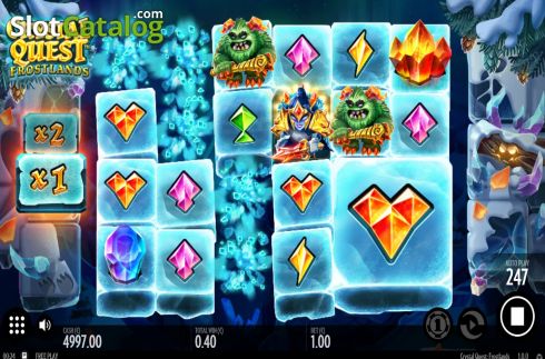 Οθόνη4. Crystal Quest Frostlands Κουλοχέρης