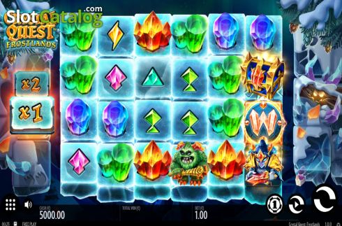 Οθόνη3. Crystal Quest Frostlands Κουλοχέρης