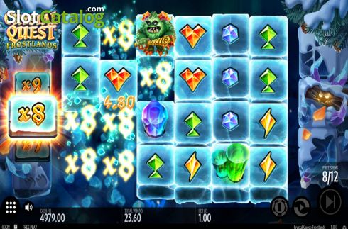 Οθόνη9. Crystal Quest Frostlands Κουλοχέρης
