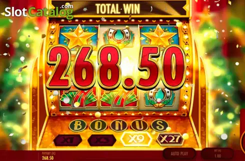 Οθόνη9. Triple Christmas Gold Κουλοχέρης