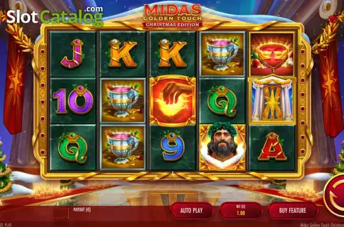 Οθόνη2. Midas Golden Touch Christmas Edition Κουλοχέρης