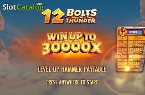 Οθόνη2. 12 Bolts of Thunder Κουλοχέρης