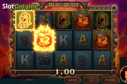 Οθόνη9. Beat the Beast Dragon’s Wrath Κουλοχέρης
