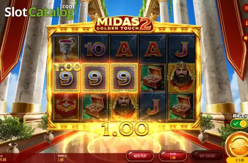 Οθόνη6. Midas Golden Touch 2 Κουλοχέρης
