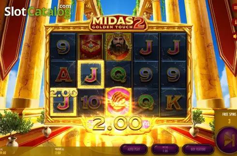 Οθόνη9. Midas Golden Touch 2 Κουλοχέρης