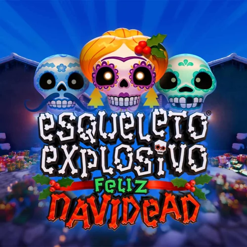 Esqueleto Explosivo Feliz Navidead Λογότυπο