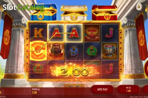 Οθόνη3. Midas Golden Touch: Thunder Pots Κουλοχέρης