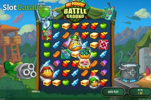 Οθόνη2. Hot Potato Battleground Κουλοχέρης