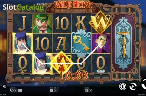 Οθόνη4. Wild Heist at Peacock Manor Κουλοχέρης