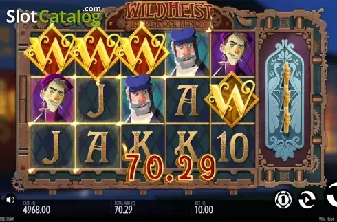 Οθόνη6. Wild Heist at Peacock Manor Κουλοχέρης