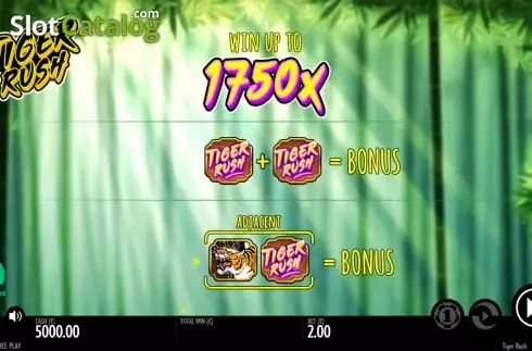 Οθόνη2. Tiger Rush Κουλοχέρης