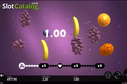 Λειτουργία freespin. Fruit Warp Κουλοχέρης 
