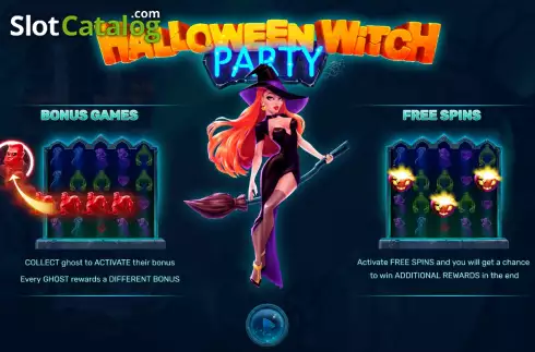 Οθόνη2. Halloween Witch Party Κουλοχέρης 