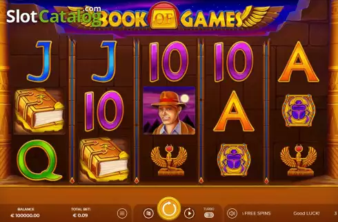 Οθόνη2. Book of Games Κουλοχέρης