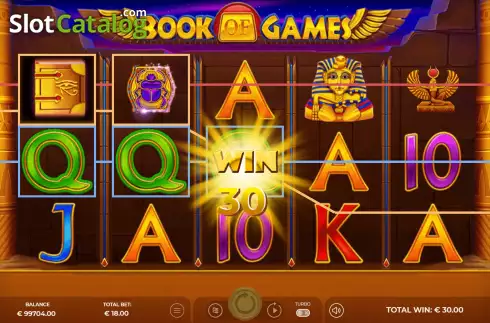 Οθόνη4. Book of Games Κουλοχέρης