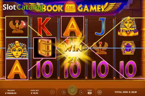 Οθόνη6. Book of Games Κουλοχέρης