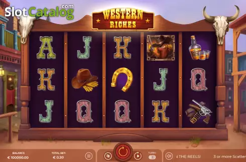Οθόνη2. Western Riches Κουλοχέρης