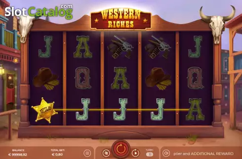 Οθόνη3. Western Riches Κουλοχέρης