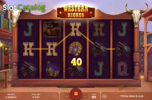 Οθόνη4. Western Riches Κουλοχέρης